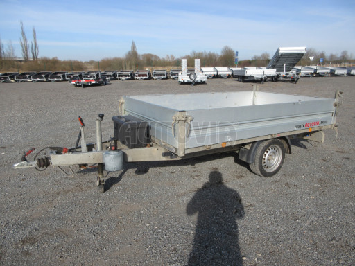 Bazarový sklápěcí přívěsný vozík - RK 1,5T 2,57x1,51/0,35 č.15