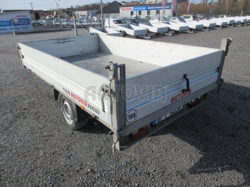 Bazarový sklápěcí přívěsný vozík - RK 1,5T 2,57x1,51/0,35 č.3