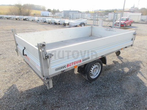 Bazarový sklápěcí přívěsný vozík - RK 1,5T 2,57x1,51/0,35 č.6