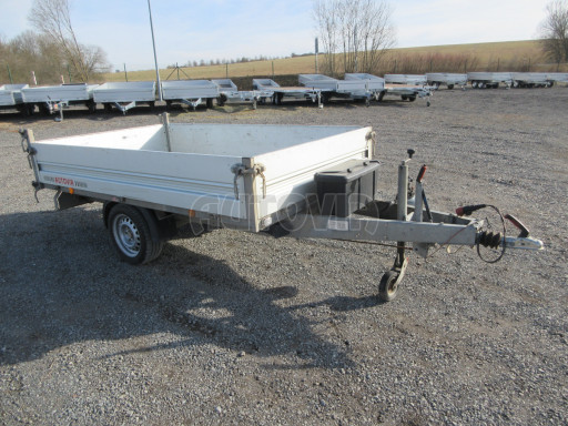 Bazarový sklápěcí přívěsný vozík - RK 1,5T 2,57x1,51/0,35 č.8