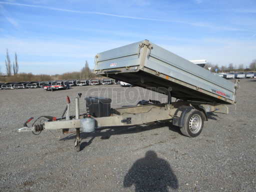 Bazarový sklápěcí přívěsný vozík - RK 1,5T 2,57x1,51/0,35 č.10