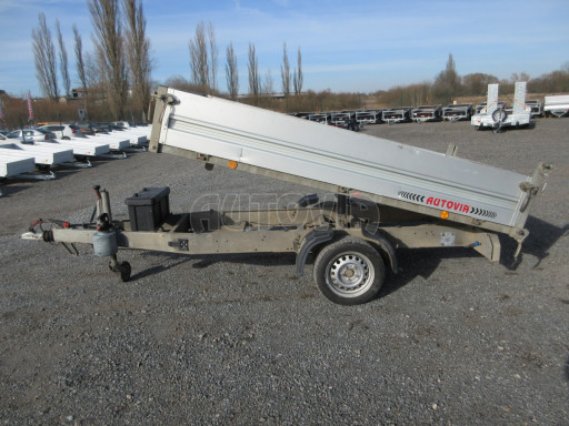 Bazarový sklápěcí přívěsný vozík - RK 1,5T 2,57x1,51/0,35 č.11