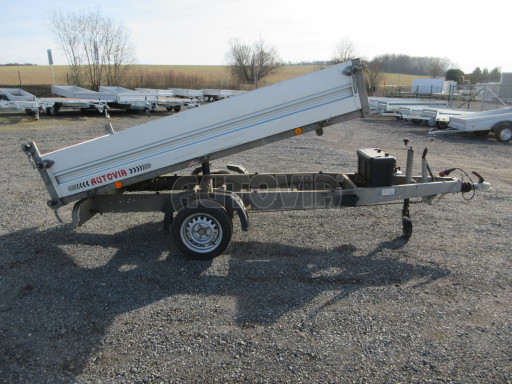 Bazarový sklápěcí přívěsný vozík - RK 1,5T 2,57x1,51/0,35 č.17