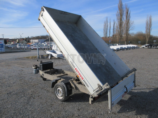 Bazarový sklápěcí přívěsný vozík - RK 1,5T 2,57x1,51/0,35 č.18