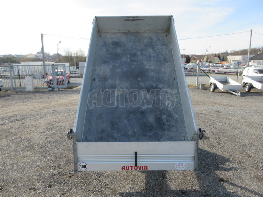 Bazarový sklápěcí přívěsný vozík - RK 1,5T 2,57x1,51/0,35 č.19