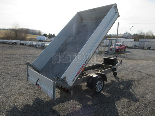 Bazarový sklápěcí přívěsný vozík - RK 1,5T 2,57x1,51/0,35 č.20