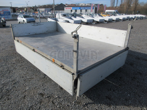 Bazarový sklápěcí přívěsný vozík - RK 1,5T 2,57x1,51/0,35 č.21