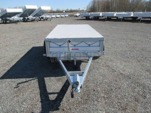 Sklopný nebrzděný přívěs AVM N2 2,52x1,30/0,35, hever + plachta č.2