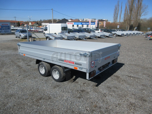 Nebrzděný přívěsný vozík ZV 32 750kg N2 3,00x1,80/0,35 10