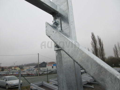 Nákladní přívěs DN 3,0T B2 6,60x2,20/0,35 POČ hrazda