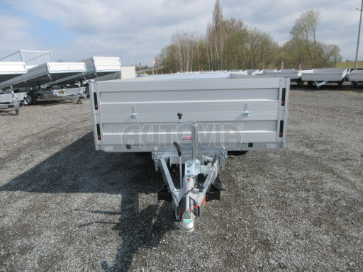 Přívěs pro převoz UNC a bagrů AD 3,5T 4,17x2,09/0,35 nástavba čelo