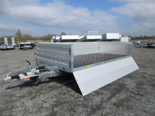 Přívěs pro převoz UNC a bagrů AD 3,5T 4,17x2,09/0,35 nástavba čelo