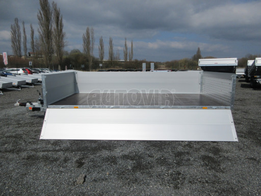 Přívěs pro převoz UNC a bagrů AD 3,5T 4,17x2,09/0,35 nástavba čelo