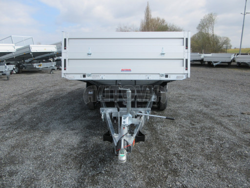 Přívěs pro převoz UNC a bagrů AD 3,5T 4,17x2,09/0,35 nástavba čelo