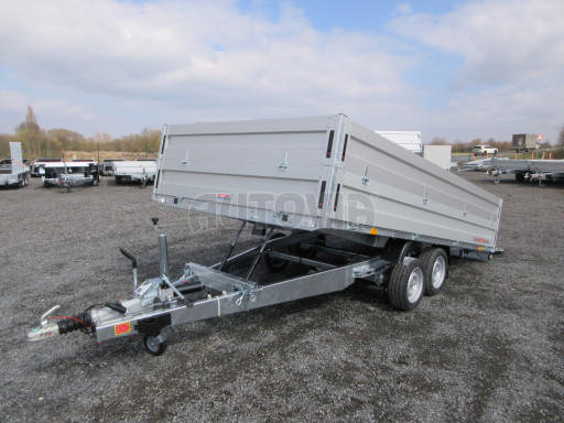 Přívěs pro převoz UNC a bagrů AD 3,5T 4,17x2,09/0,35 nástavba čelo