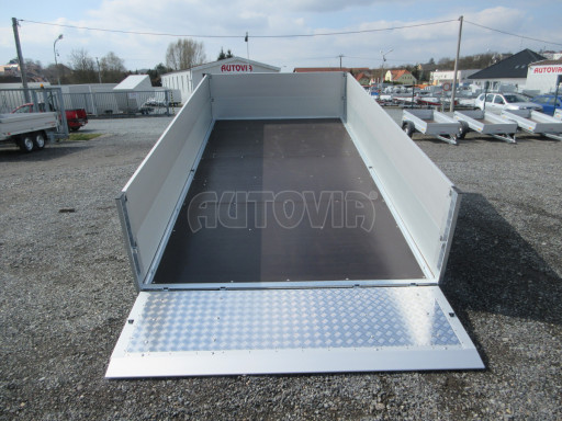 Přívěs pro převoz UNC a bagrů AD 3,5T 4,17x2,09/0,35 nástavba čelo