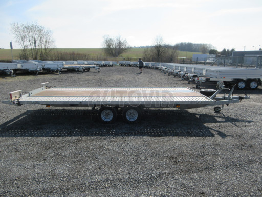 Bazarový sklopný přívěs pro přepravu aut NIW  2,7 T 4,50 x 2,02 č.10