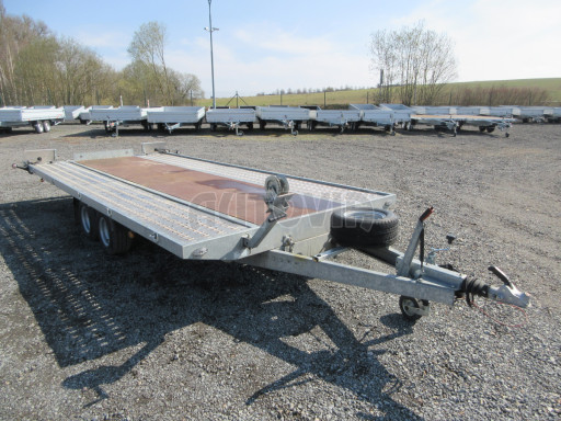 Bazarový sklopný přívěs pro přepravu aut NIW  2,7 T 4,50 x 2,02 č.11