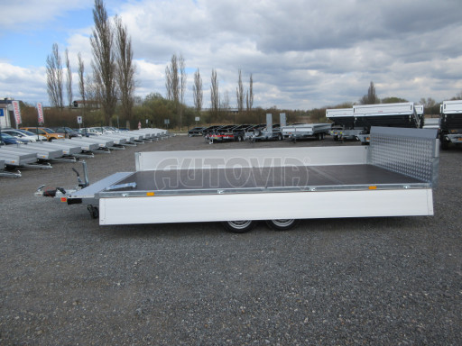 Přívěs pro převoz UNC a bagrů AD 3,5T 4,50x2,09/ 0,35 rampa