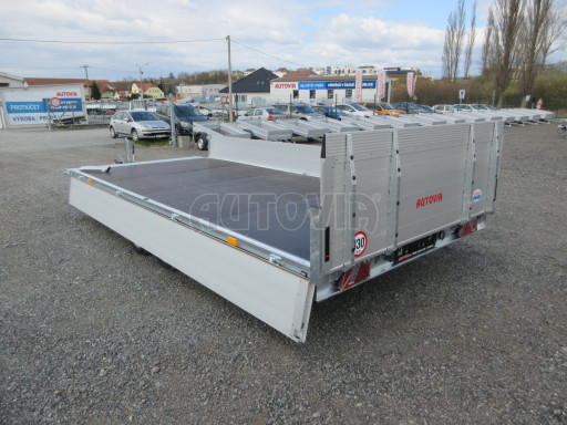 Přívěs pro převoz UNC a bagrů AD 3,5T 4,50x2,09/ 0,35 rampa