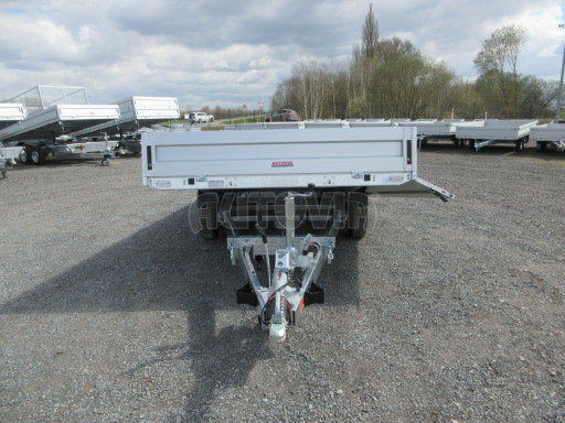 Přívěs pro převoz UNC a bagrů AD 3,5T 4,50x2,09/ 0,35 rampa