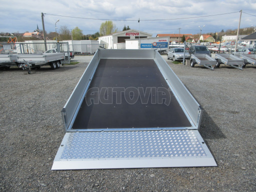 Přívěs pro převoz UNC a bagrů AD 3,5T 4,50x2,09/ 0,35 rampa