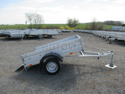 Sklopný nebrzděný přívěs AVM 2,02x1,23/0,35 č.18