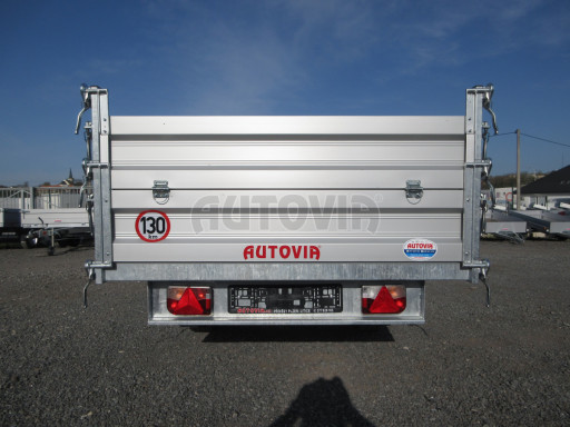 Sklápěcí přívěs VER SK 1,5T 2,65x1,55/0,60 nástavba, ruč č.6