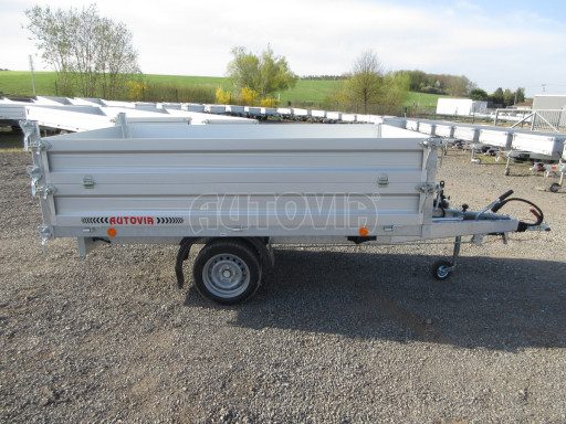Sklápěcí přívěs VER SK 1,5T 2,65x1,55/0,60 nástavba, ruč č.8