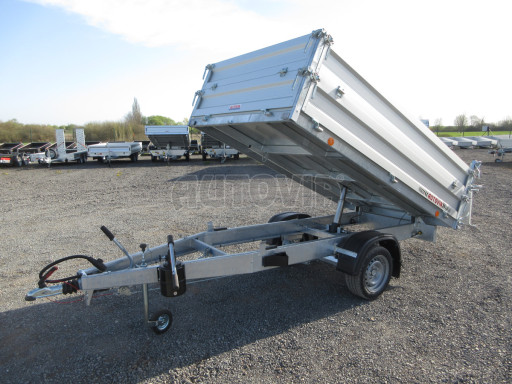 Sklápěcí přívěs VER SK 1,5T 2,65x1,55/0,60 nástavba, ruč č.2