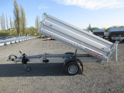 Sklápěcí přívěs VER SK 1,5T 2,65x1,55/0,60 nástavba, ruč č.11