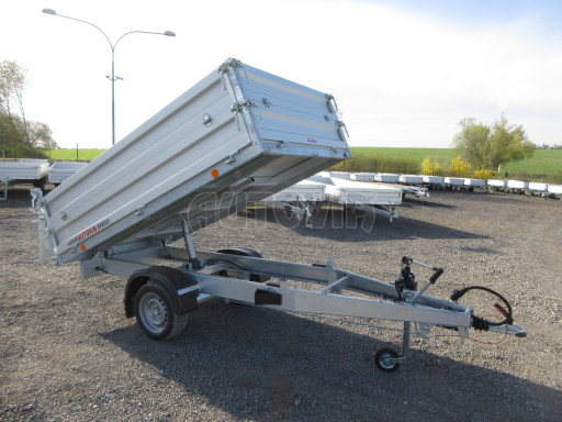 Sklápěcí přívěs VER SK 1,5T 2,65x1,55/0,60 nástavba, ruč č.17