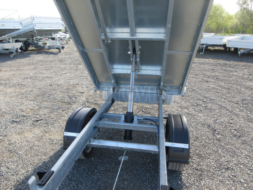 Sklápěcí přívěs VER SK 1,5T 2,65x1,55/0,60 nástavba, ruč č.18