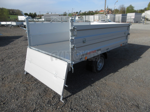 Sklápěcí přívěs VER SK 1,5T 2,65x1,55/0,60 nástavba, ruč č.23