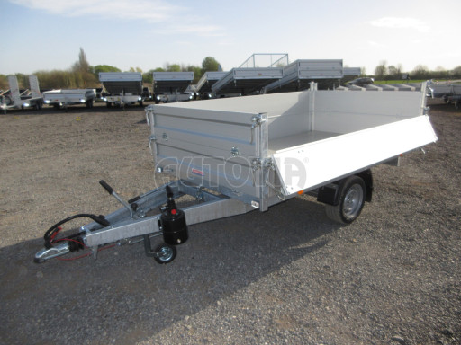 Sklápěcí přívěs VER SK 1,5T 2,65x1,55/0,60 nástavba, ruč č.24