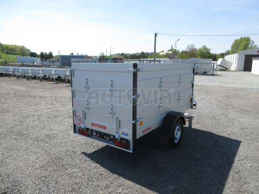 PROFI hliníkový přívěsný vozík za osobní auto ZV 26 ALU N1 2,50x1,25/1,05 POČ