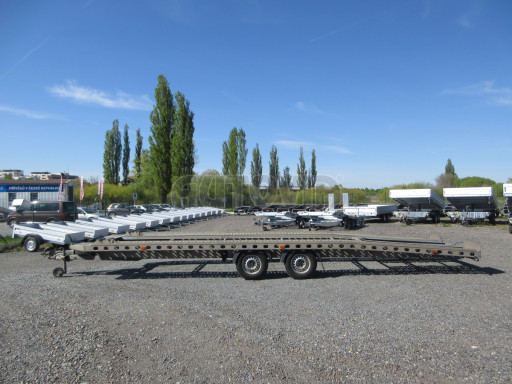 Bazarový přívěs pro přepravu 2 automobilů TPAV 3,5T 8,00x2,20 č.4