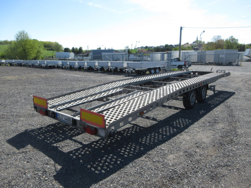 Bazarový přívěs pro přepravu 2 automobilů TPAV 3,5T 8,00x2,20 č.6