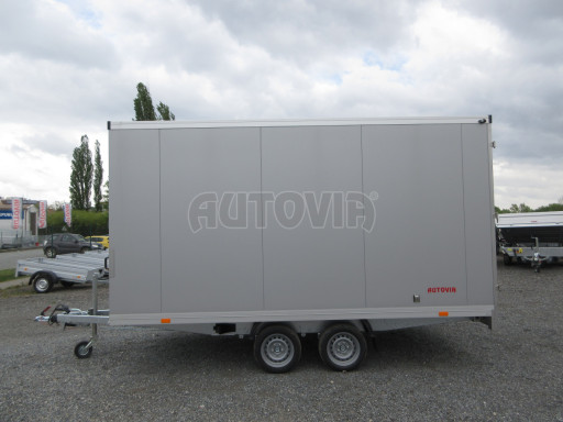 Skříňový izolovaný přívěs VA 2,7T 4,09x2,09/2,05 PUR šedá č.3