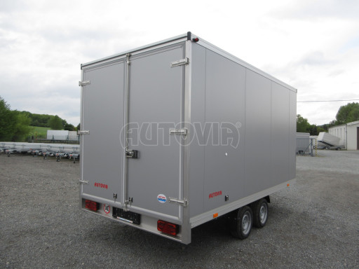 Skříňový izolovaný přívěs VA 2,7T 4,09x2,09/2,05 PUR šedá č.6