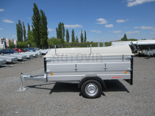 PROFI hliníkový přívěs s nástavbou a víkem ZV 26 ALU N1 2,51x1,25/0,85 POČ č.4