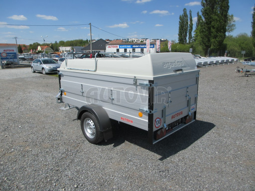 PROFI hliníkový přívěs s nástavbou a víkem ZV 26 ALU N1 2,51x1,25/0,85 POČ č.5