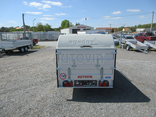 PROFI hliníkový přívěs s nástavbou a víkem ZV 26 ALU N1 2,51x1,25/0,85 POČ č.6