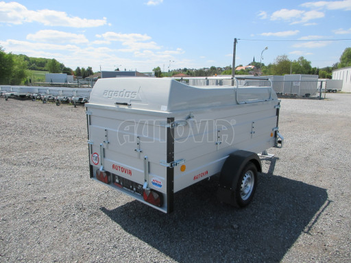 PROFI hliníkový přívěs s nástavbou a víkem ZV 26 ALU N1 2,51x1,25/0,85 POČ č.7