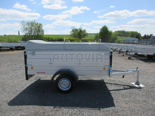 PROFI hliníkový přívěs s nástavbou a víkem ZV 26 ALU N1 2,51x1,25/0,85 POČ č.8