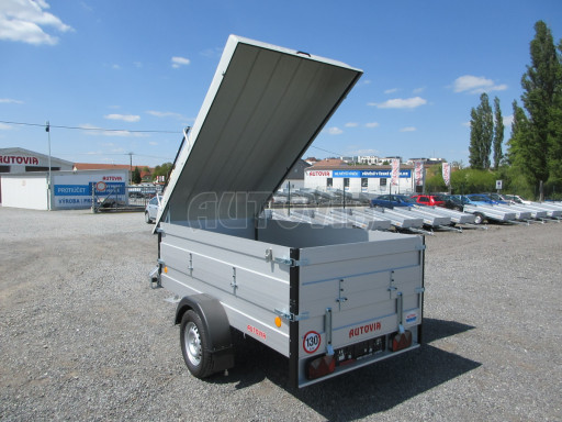 PROFI hliníkový přívěs s nástavbou a víkem ZV 26 ALU N1 2,51x1,25/0,85 POČ č.12