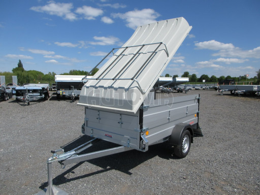 PROFI hliníkový přívěs s nástavbou a víkem ZV 26 ALU N1 2,51x1,25/0,85 POČ č.1