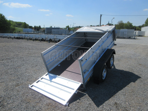 Nebrzděný přívěs AVM N2 2,52x1,30/0,70 nástavba+plachta, hever č.19