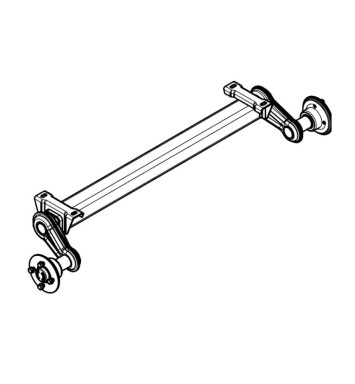 Náprava Knott VG13M(1350kg) b-800 c-1250mm 100x4 č.1