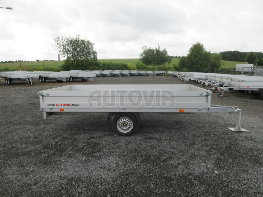 Bazarový přívěs ZV 32/35 750kg N1 3,50x1,80/0,35 zesílená náprava